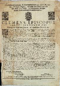 In Eminenti, Papal Bull of Pope Clement XII of 28 April 28 1738